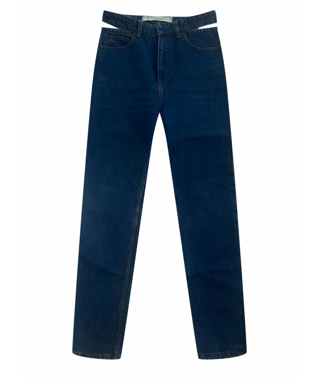 IRO Синие прямые джинсы, фото 1