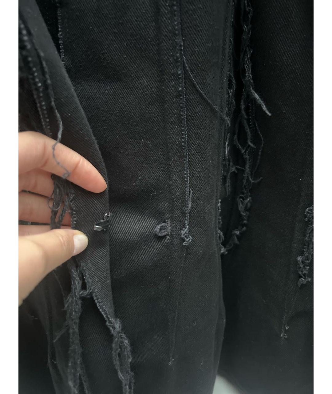 DRIES VAN NOTEN Черный хлопковый жакет/пиджак, фото 5