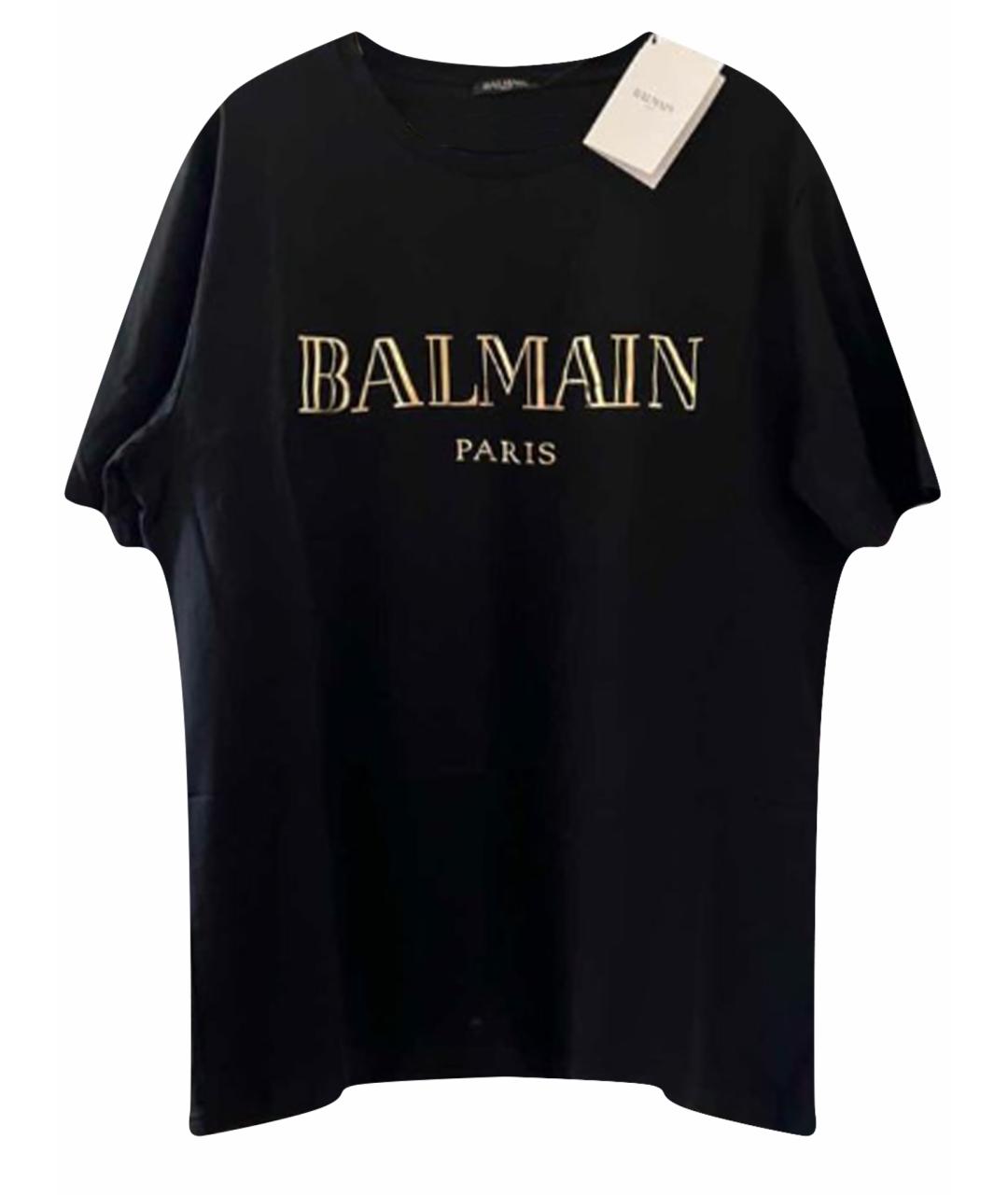 BALMAIN Черная футболка, фото 1
