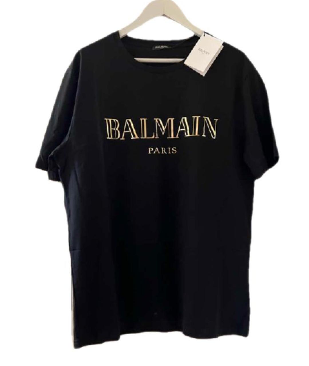 BALMAIN Черная футболка, фото 9