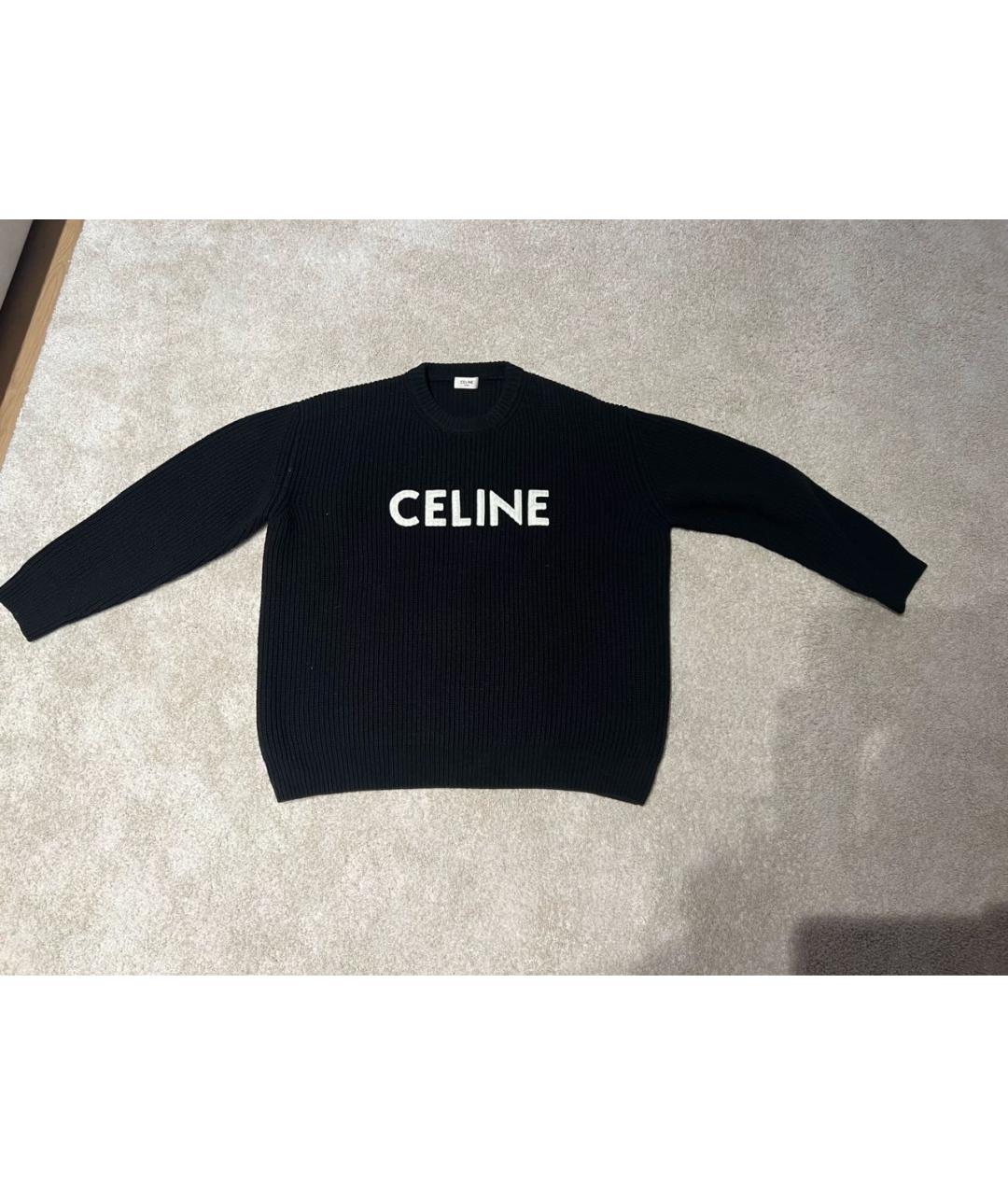 CELINE PRE-OWNED Черный шерстяной джемпер / свитер, фото 7