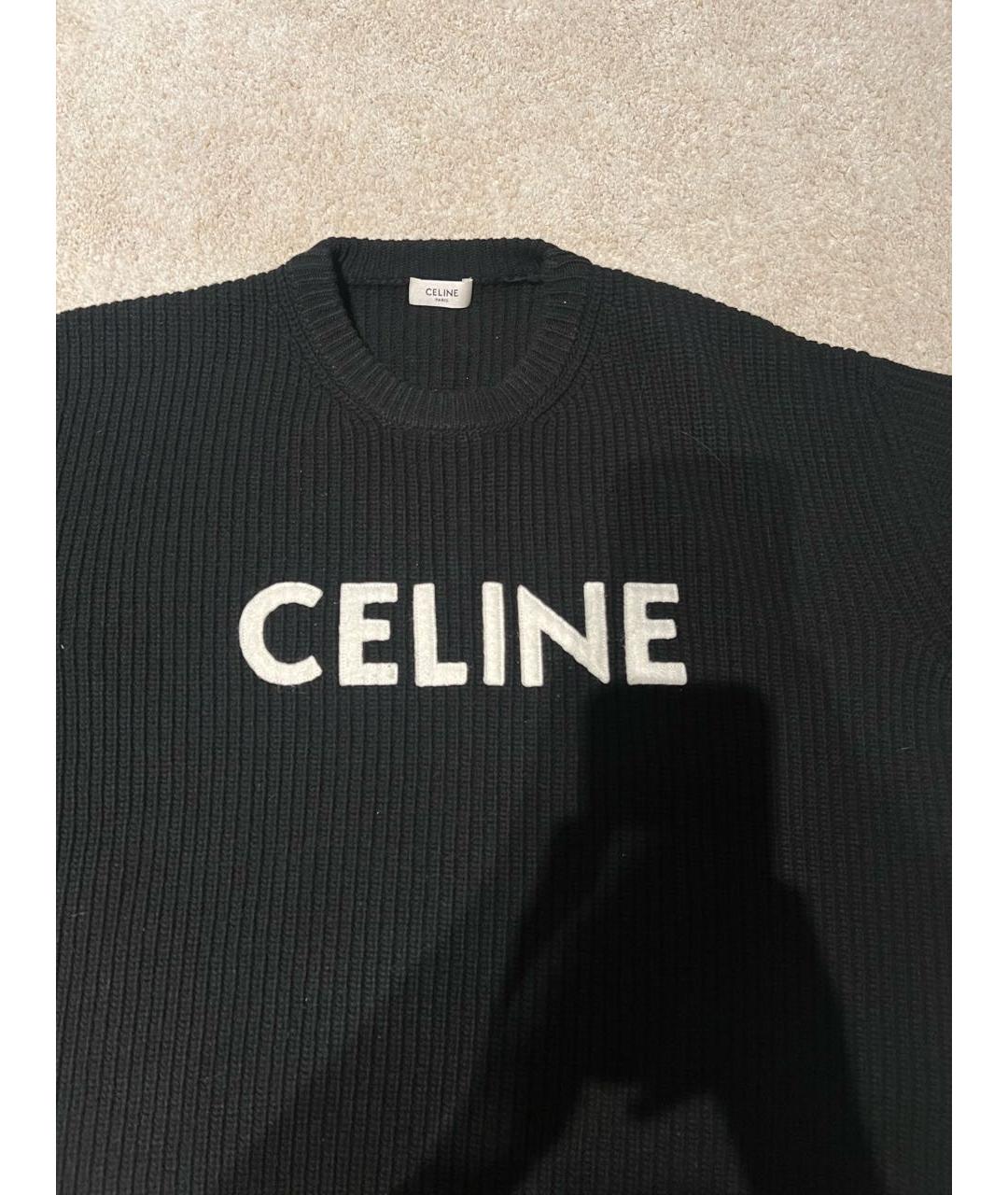 CELINE PRE-OWNED Черный шерстяной джемпер / свитер, фото 6