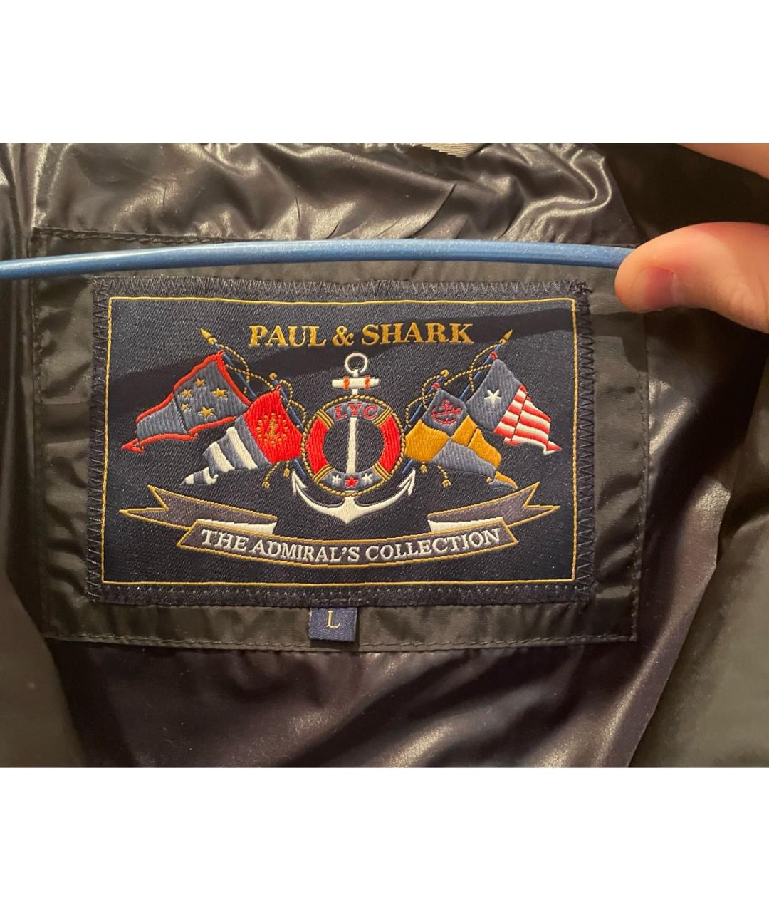PAUL & SHARK Темно-синяя куртка, фото 5
