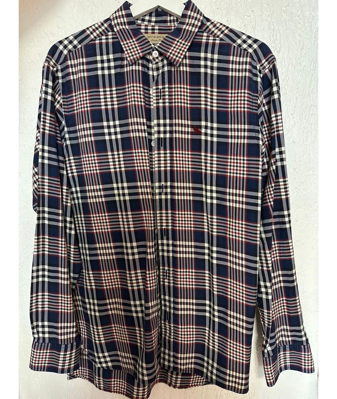BURBERRY Мульти хлопковая кэжуал рубашка, фото 9