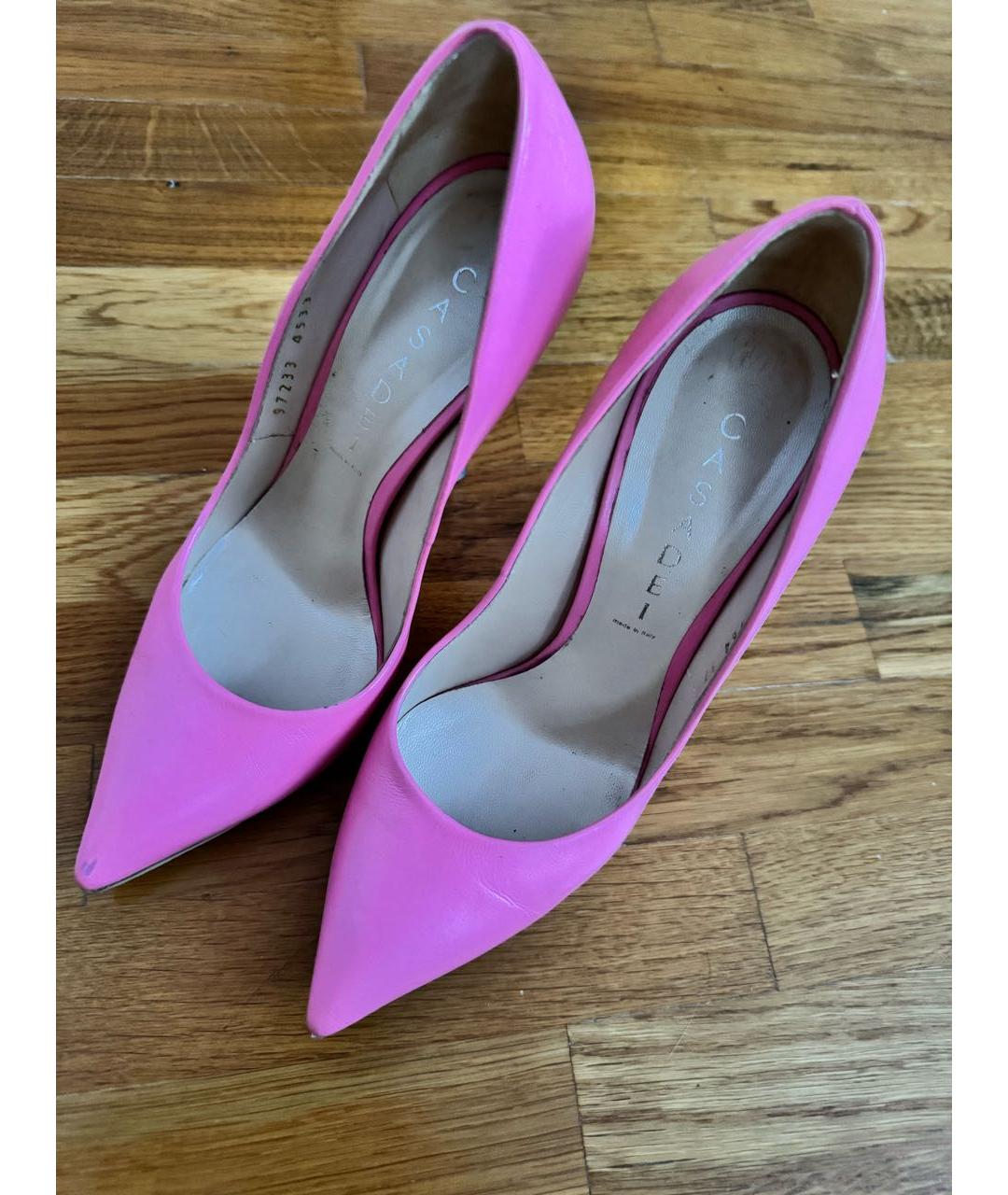 CASADEI Розовые кожаные туфли, фото 3