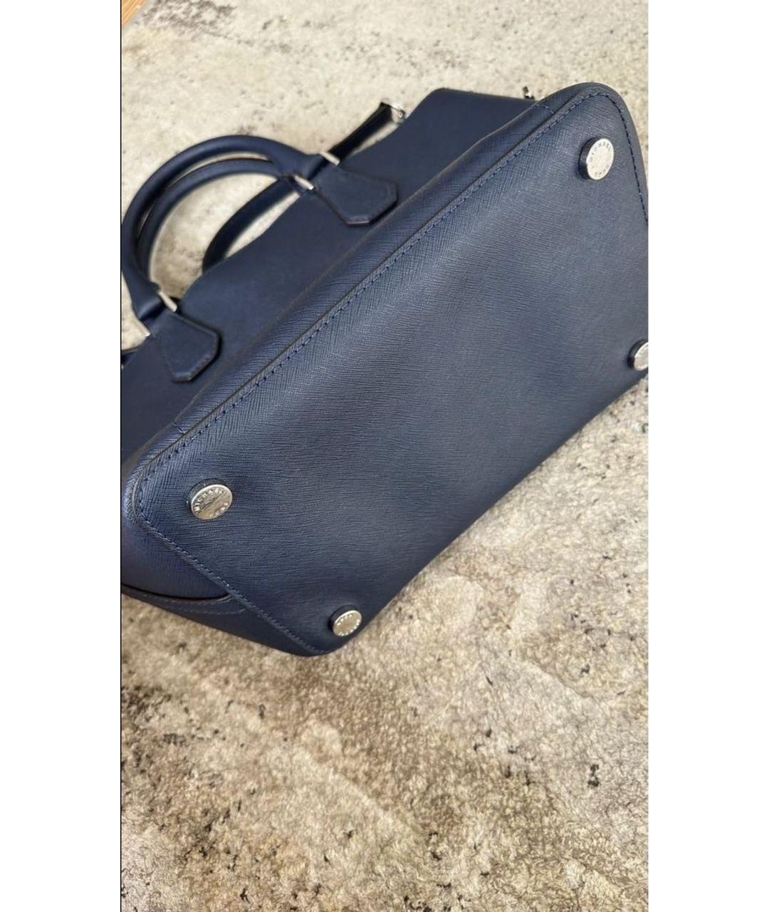 MICHAEL KORS Синяя кожаная сумка через плечо, фото 7
