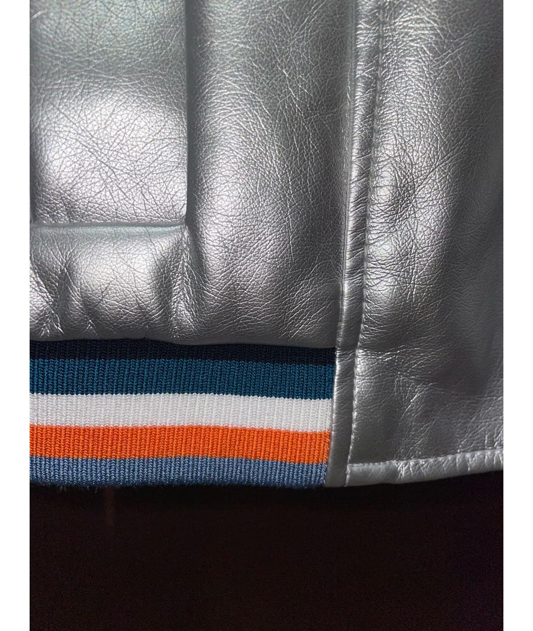 HUGO BOSS Серебряная полиэстеровая куртка, фото 3