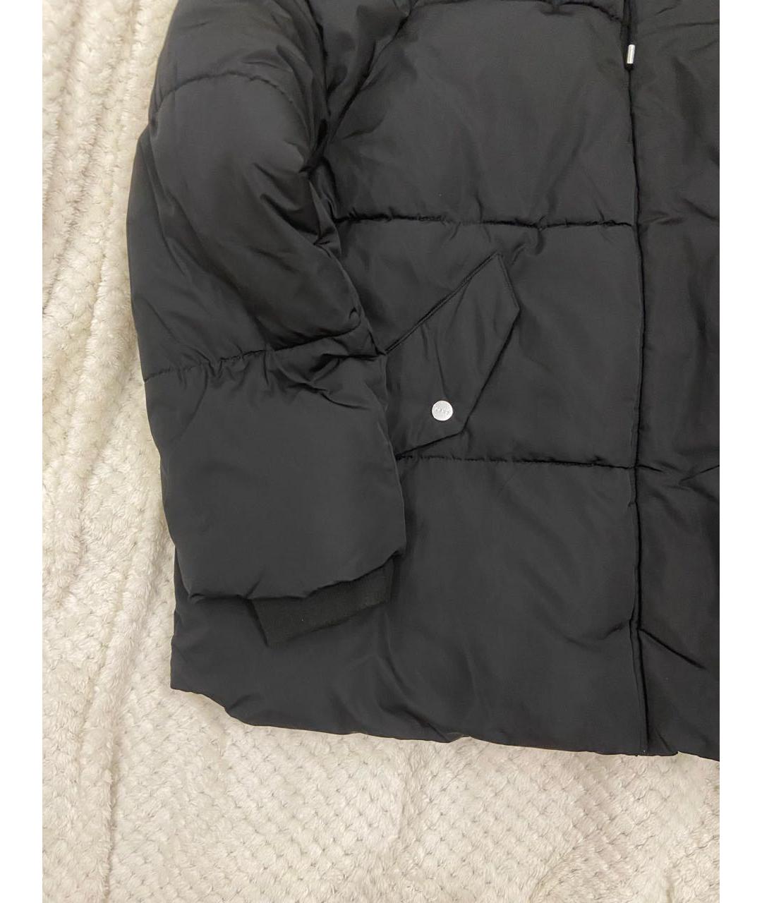 DKNY Черная полиэстеровая куртка, фото 3