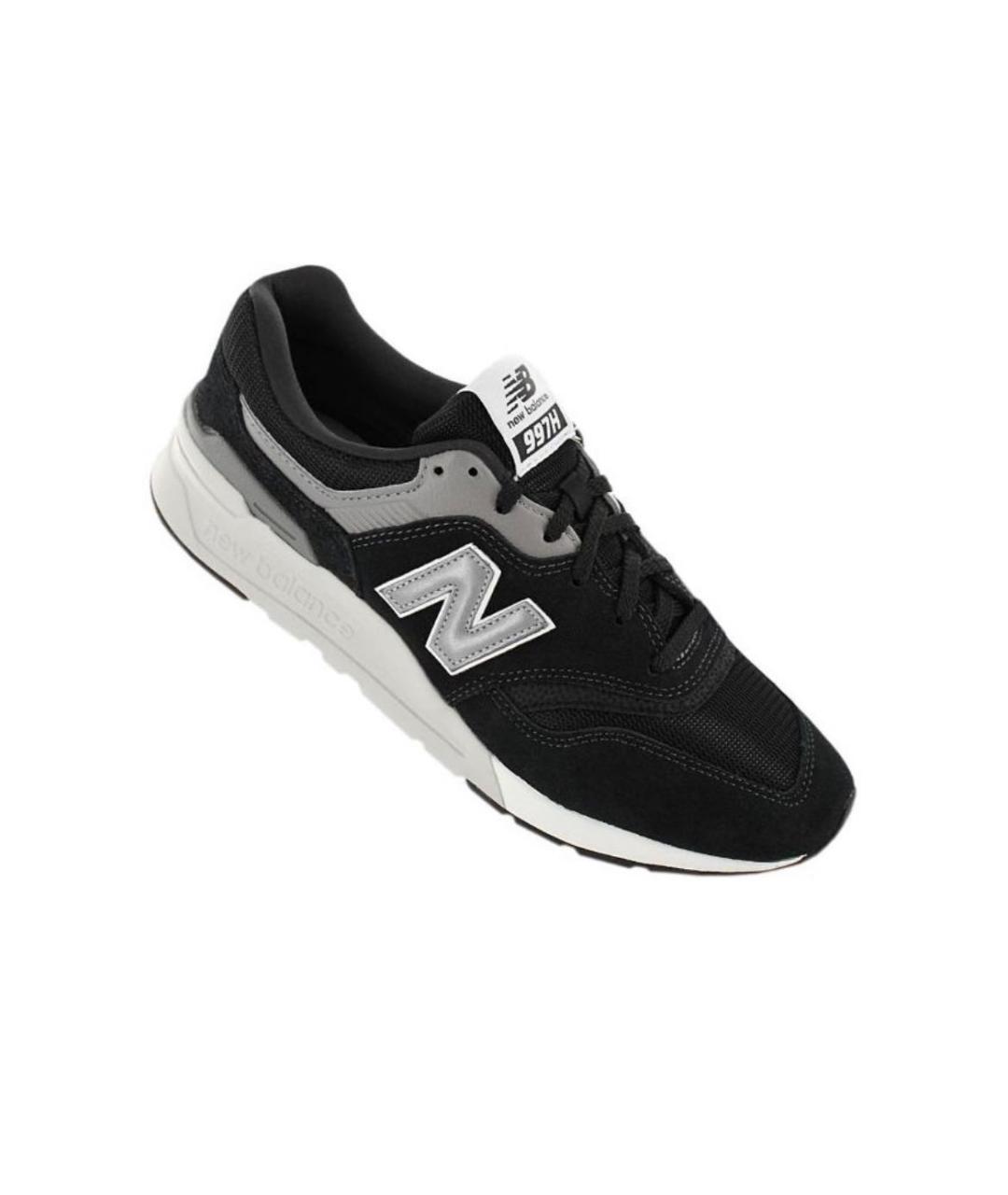 NEW BALANCE Черные текстильные низкие кроссовки / кеды, фото 3