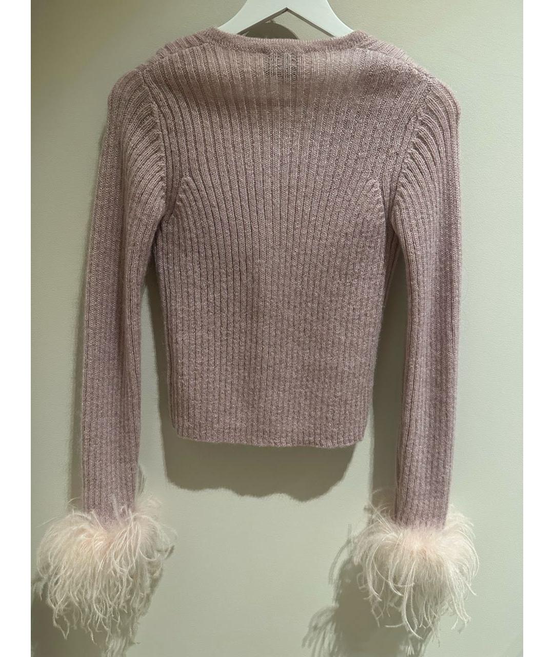 GIUSEPPE DI MORABITO Розовый шерстяной джемпер / свитер, фото 2