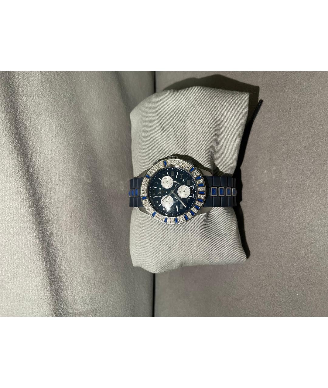 CHRISTIAN DIOR PRE-OWNED Синие металлические часы, фото 7