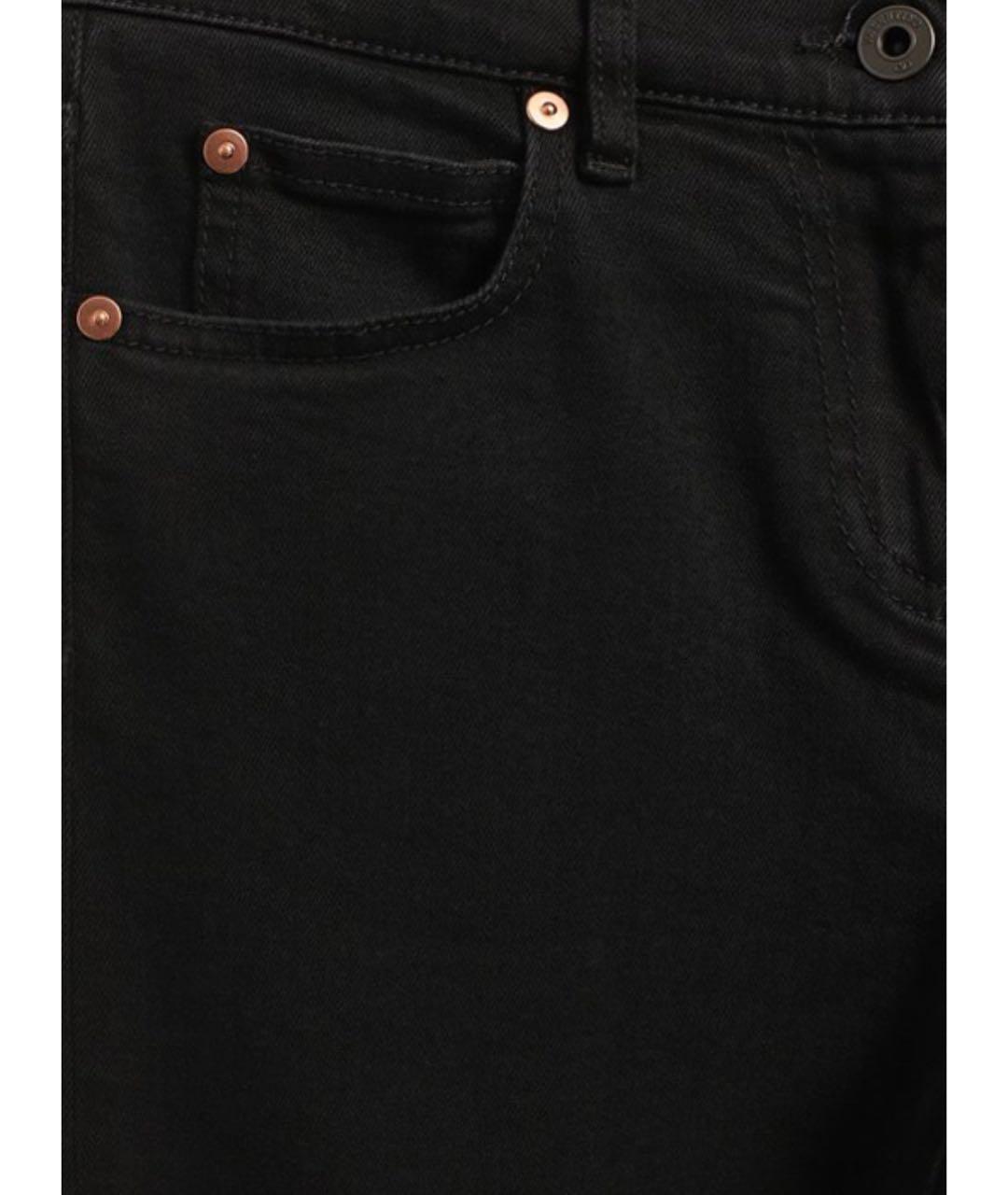 VALENTINO Черные хлопковые джинсы слим, фото 4