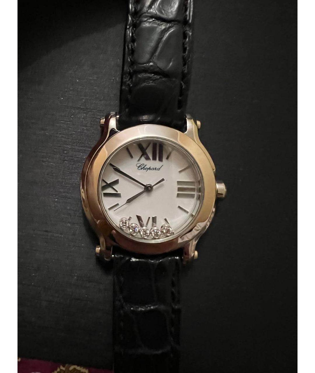 CHOPARD Белые металлические часы, фото 5