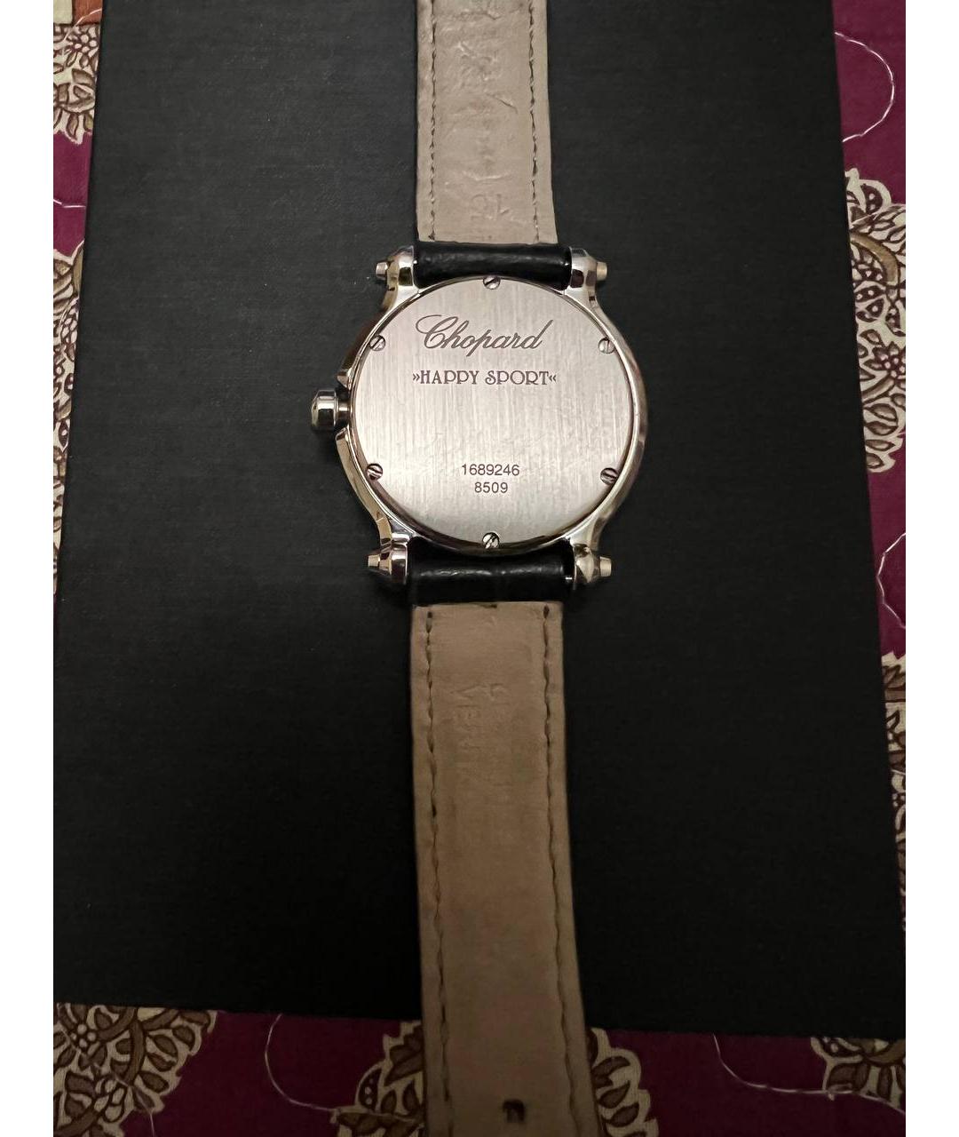 CHOPARD Белые металлические часы, фото 2