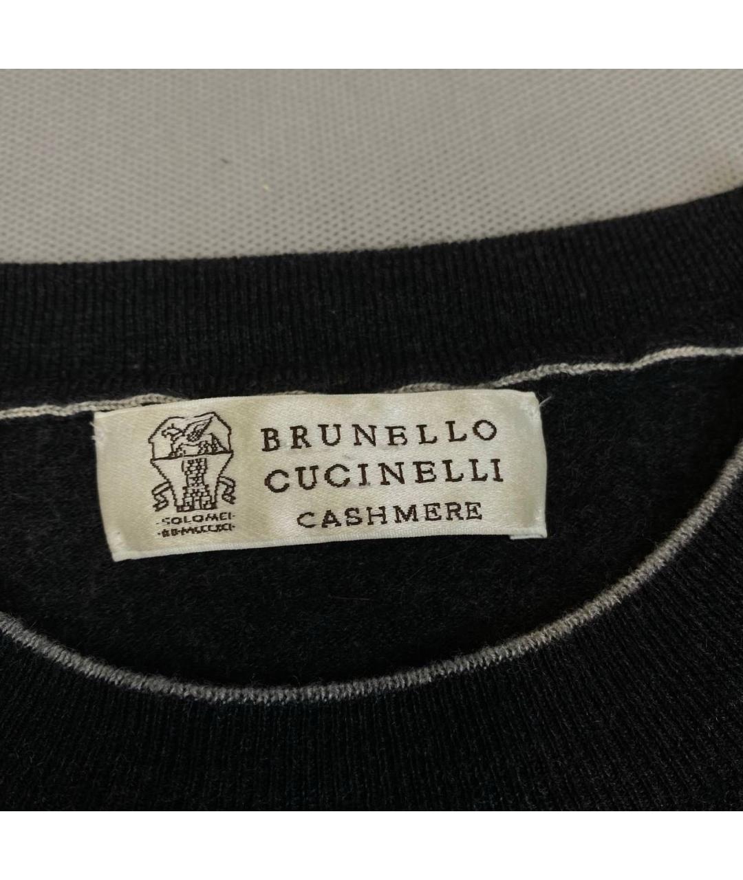 BRUNELLO CUCINELLI Черный джемпер / свитер, фото 6