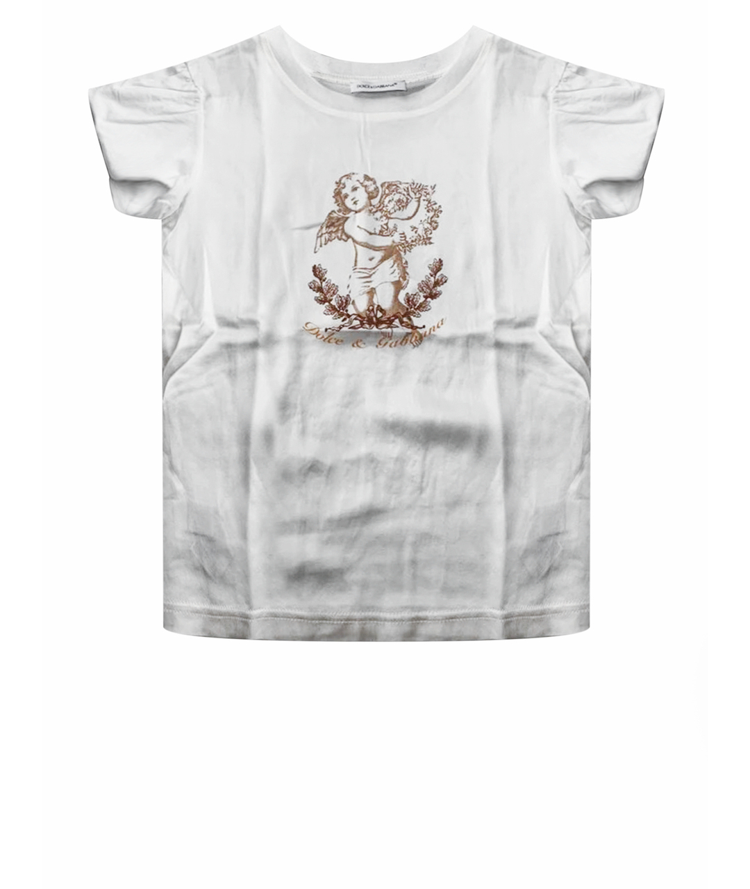 DOLCE&GABBANA Белый шелковый детская футболка / топ, фото 1