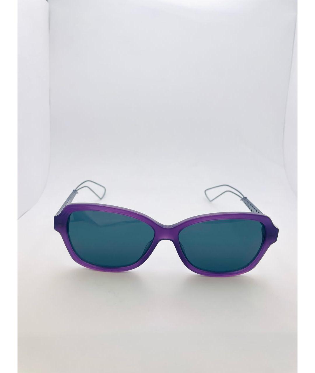 CHRISTIAN DIOR PRE-OWNED Фиолетовые пластиковые солнцезащитные очки, фото 9