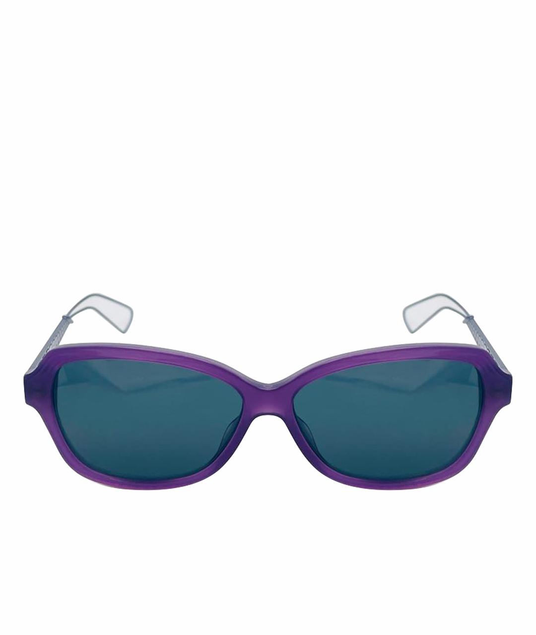 CHRISTIAN DIOR PRE-OWNED Фиолетовые пластиковые солнцезащитные очки, фото 1