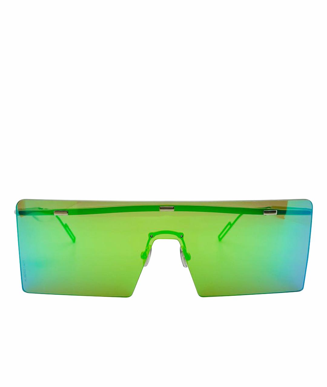 CHRISTIAN DIOR PRE-OWNED Салатовые пластиковые солнцезащитные очки, фото 1