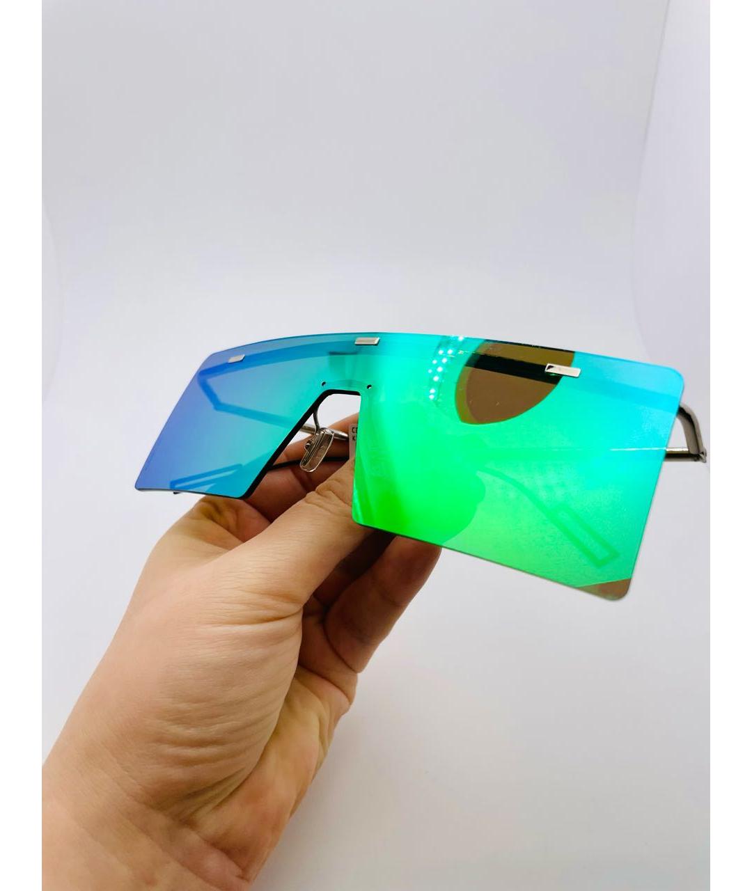 CHRISTIAN DIOR PRE-OWNED Салатовые пластиковые солнцезащитные очки, фото 8