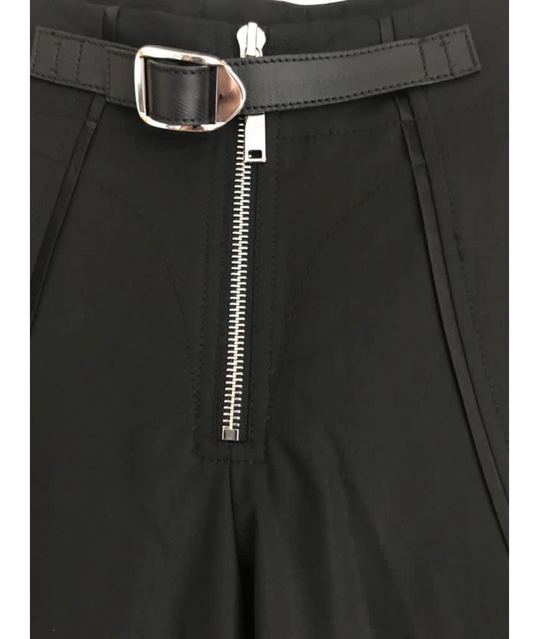 LOUIS VUITTON PRE-OWNED Черные шелковые брюки широкие, фото 3