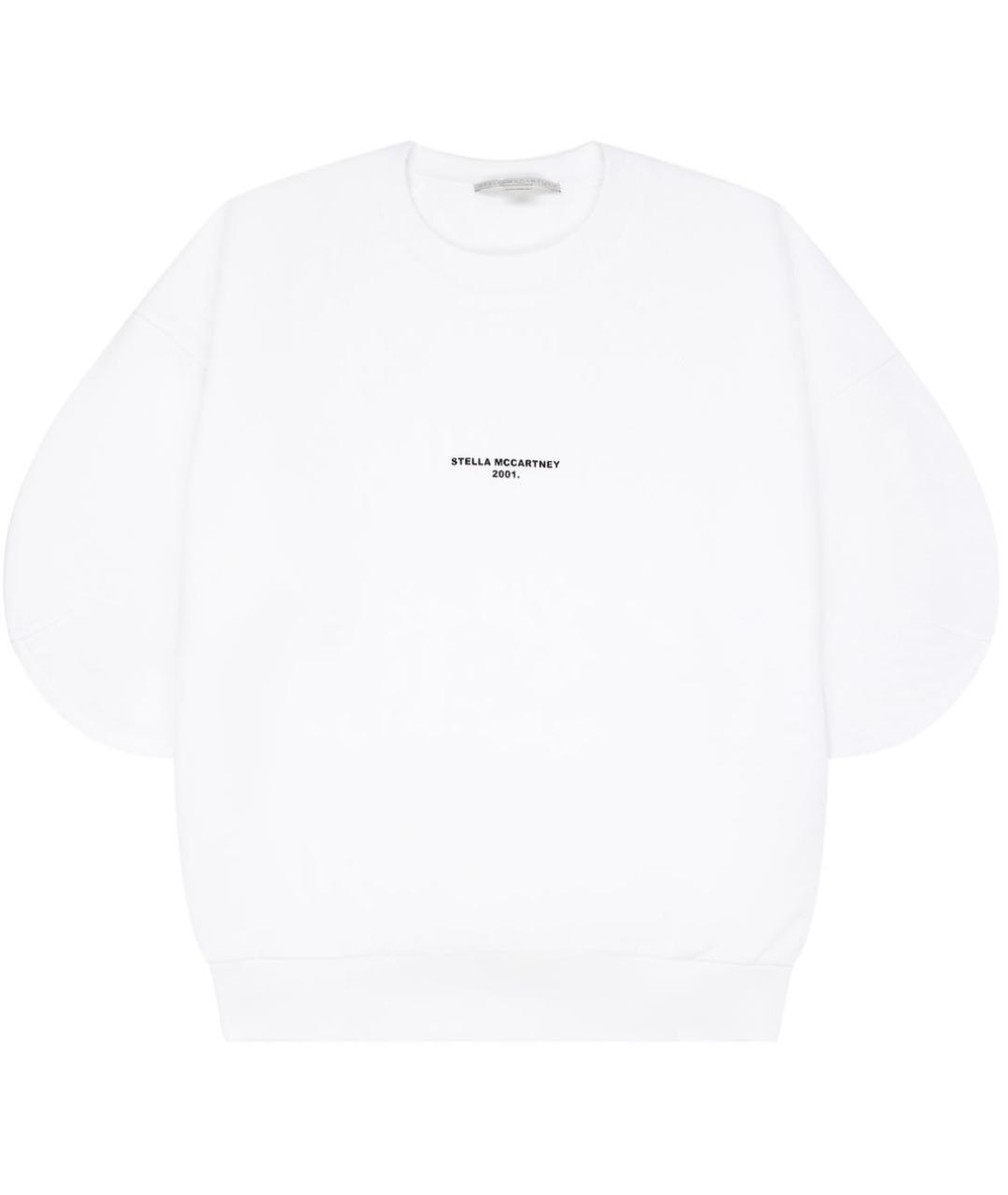 STELLA MCCARTNEY Белый хлопковый джемпер / свитер, фото 6
