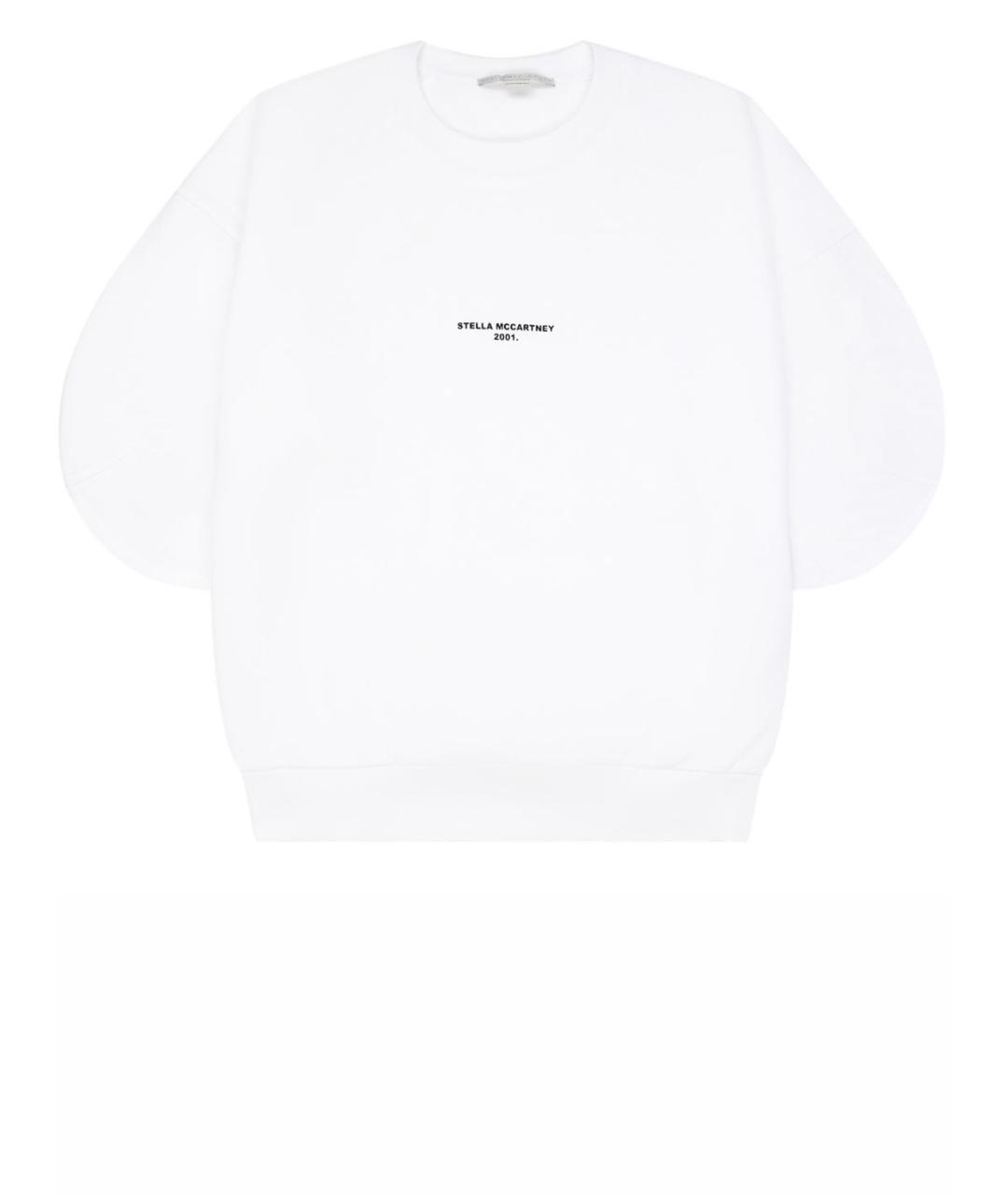 STELLA MCCARTNEY Белый хлопковый джемпер / свитер, фото 1