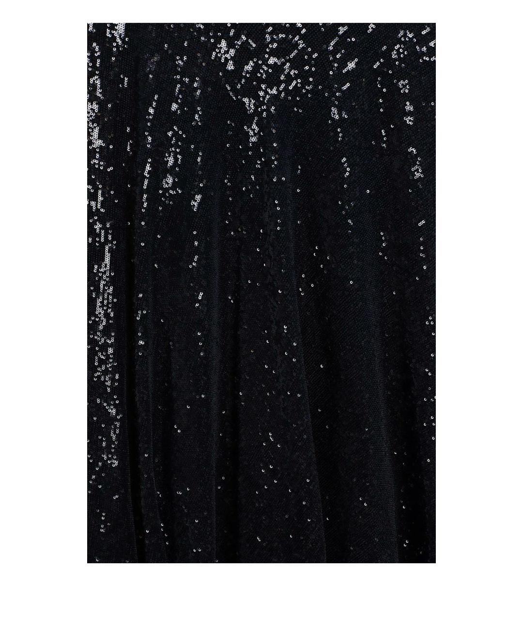 LOUIS VUITTON PRE-OWNED Темно-синяя шелковая юбка макси, фото 3