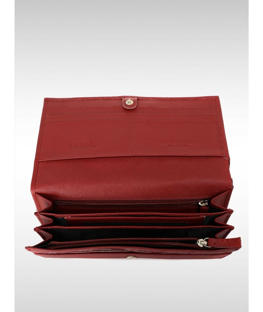 GIANFRANCO FERRE Красный кожаный кошелек, фото 6