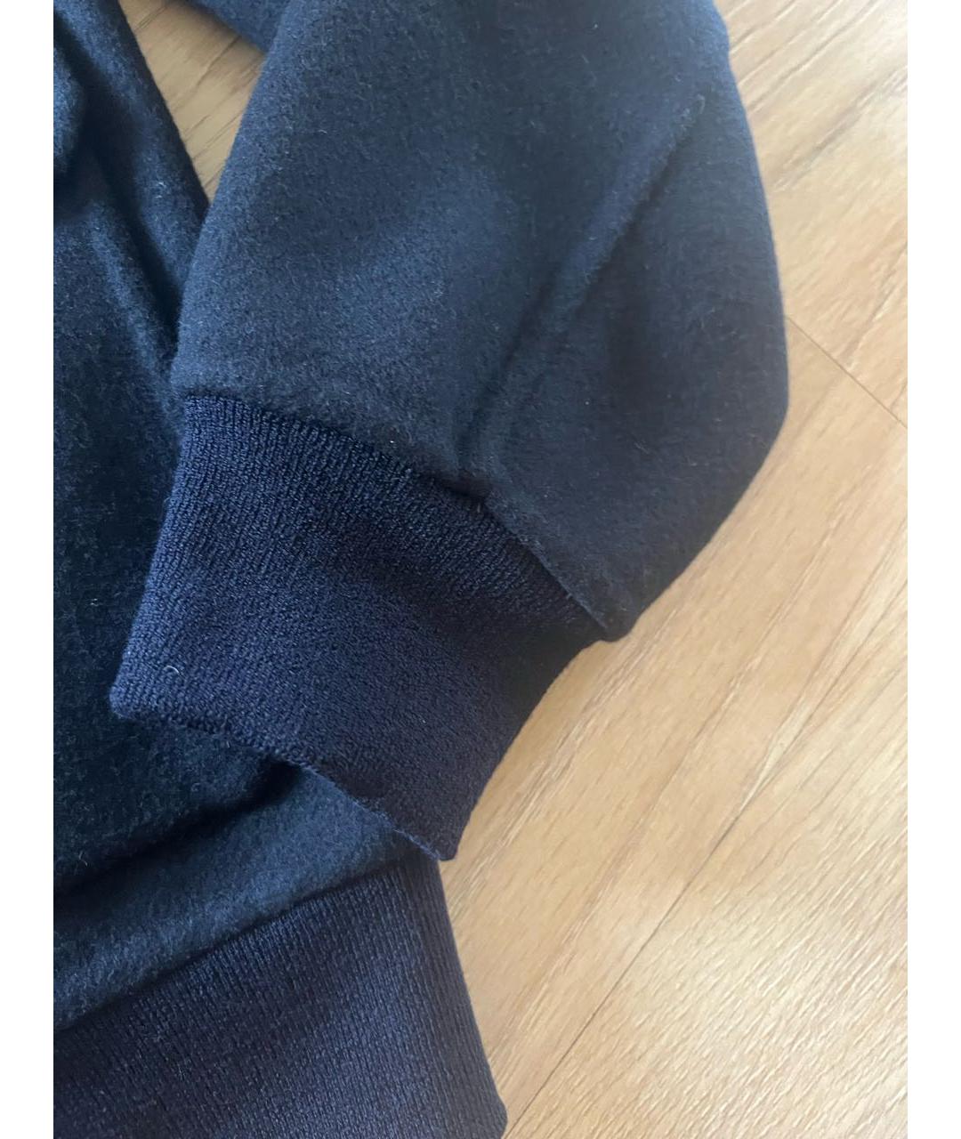 PESERICO Темно-синяя шерстяная куртка, фото 4