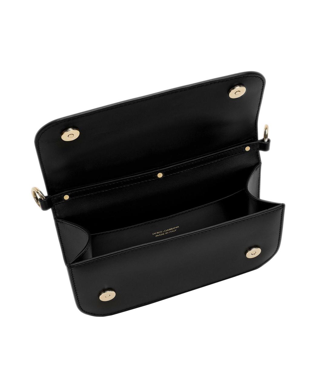 DOLCE&GABBANA Черная сумка с короткими ручками, фото 4