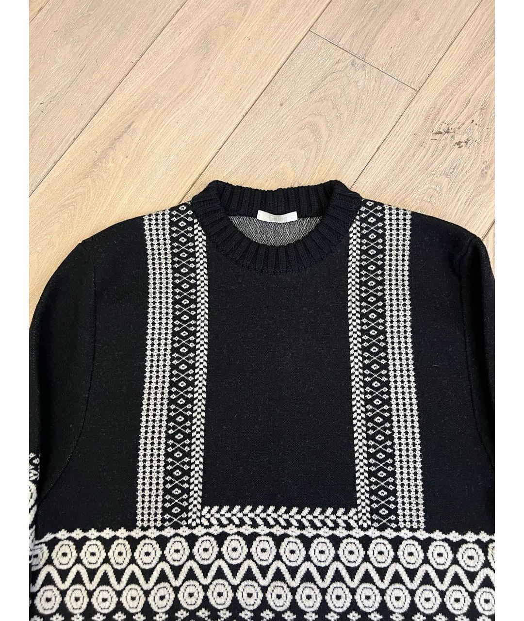 CHLOE Черный шерстяной джемпер / свитер, фото 3