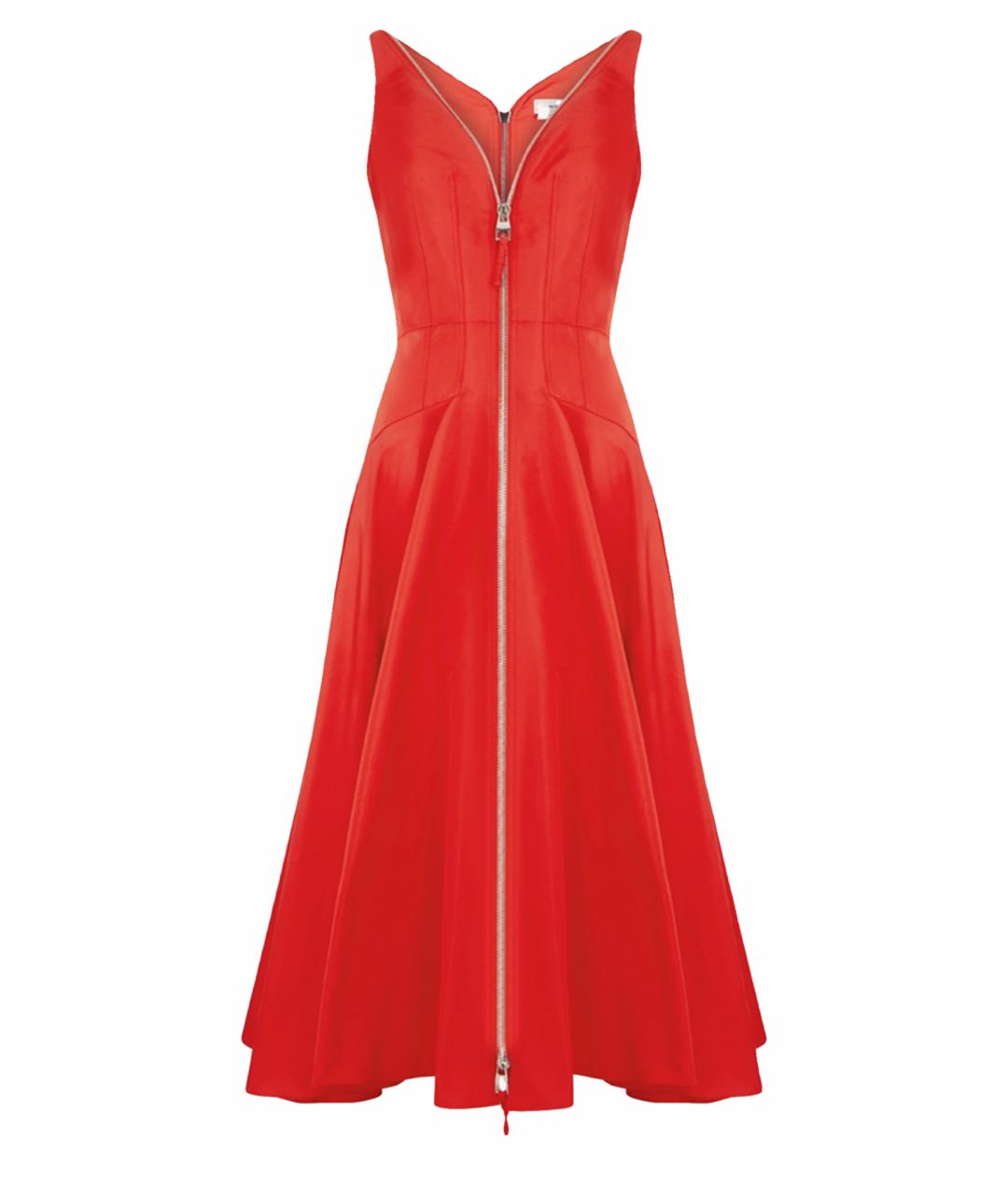 ALEXANDER MCQUEEN Красное коктейльное платье, фото 1