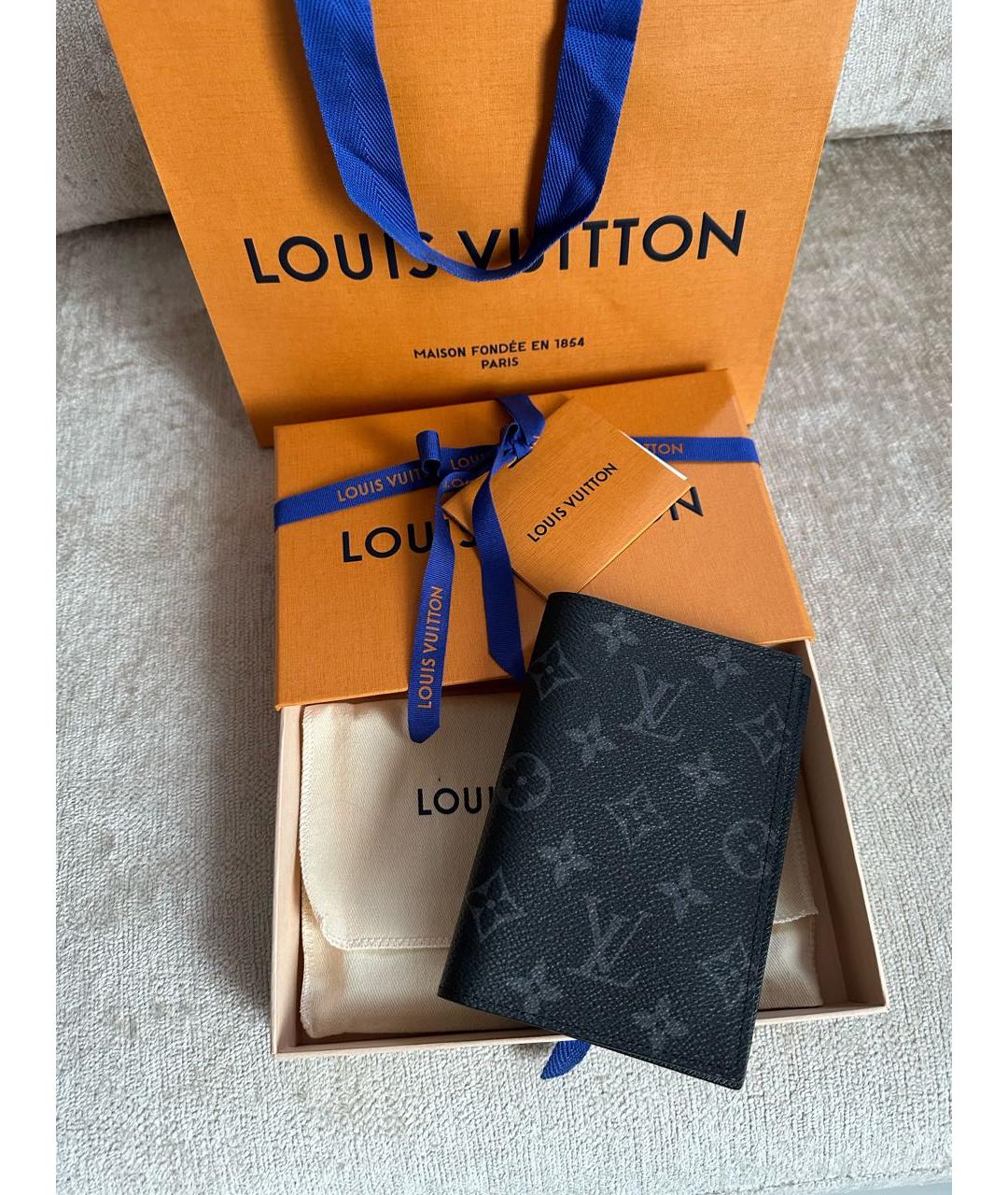 LOUIS VUITTON PRE-OWNED Черный кардхолдер, фото 6