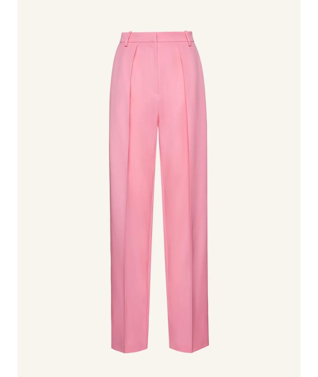 MAGDA BUTRYM Розовые прямые брюки, фото 6