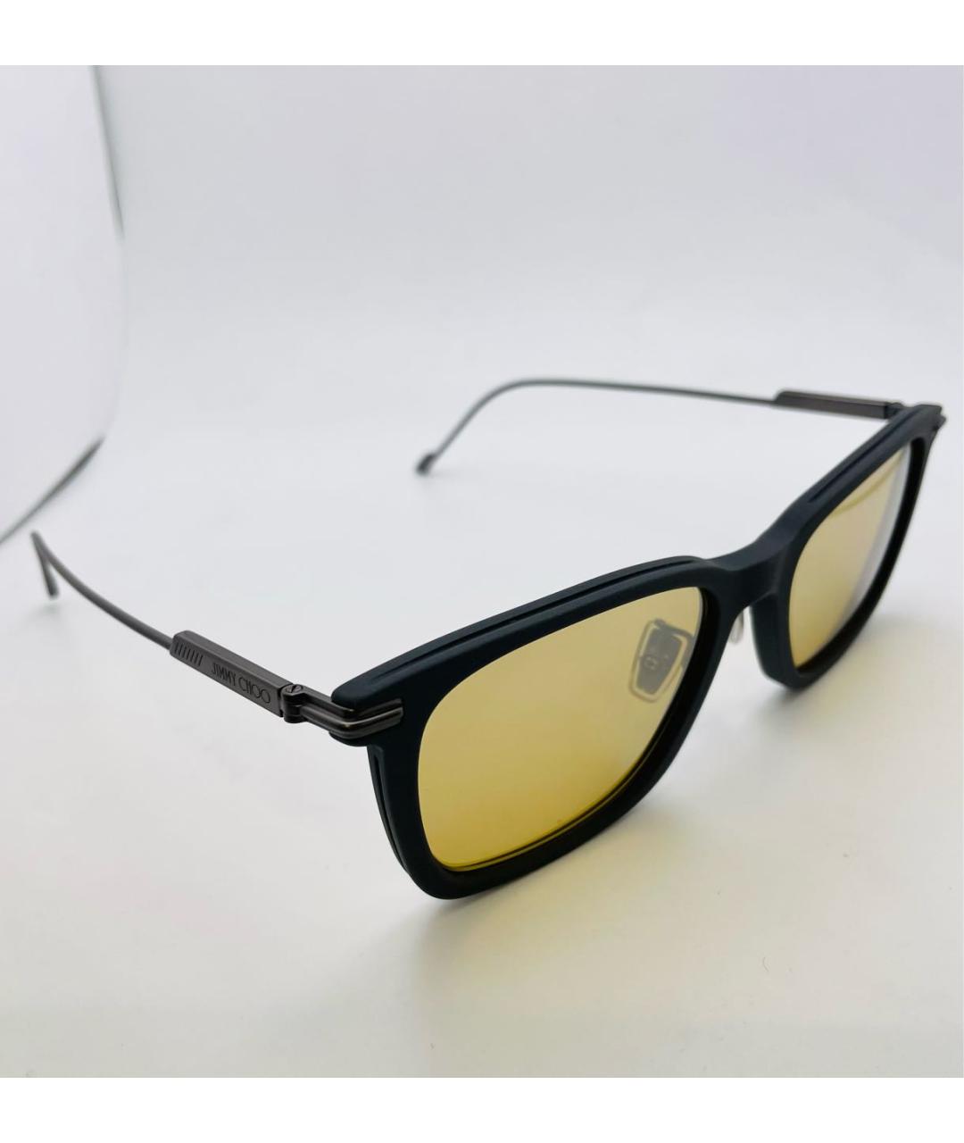 JIMMY CHOO Горчичные пластиковые солнцезащитные очки, фото 6