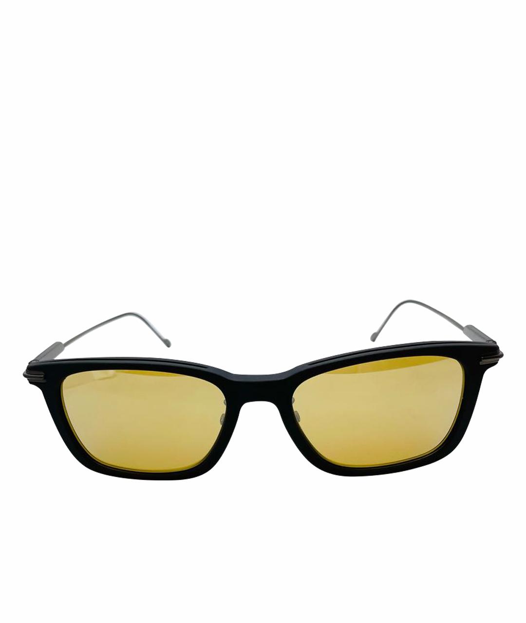 JIMMY CHOO Горчичные пластиковые солнцезащитные очки, фото 1