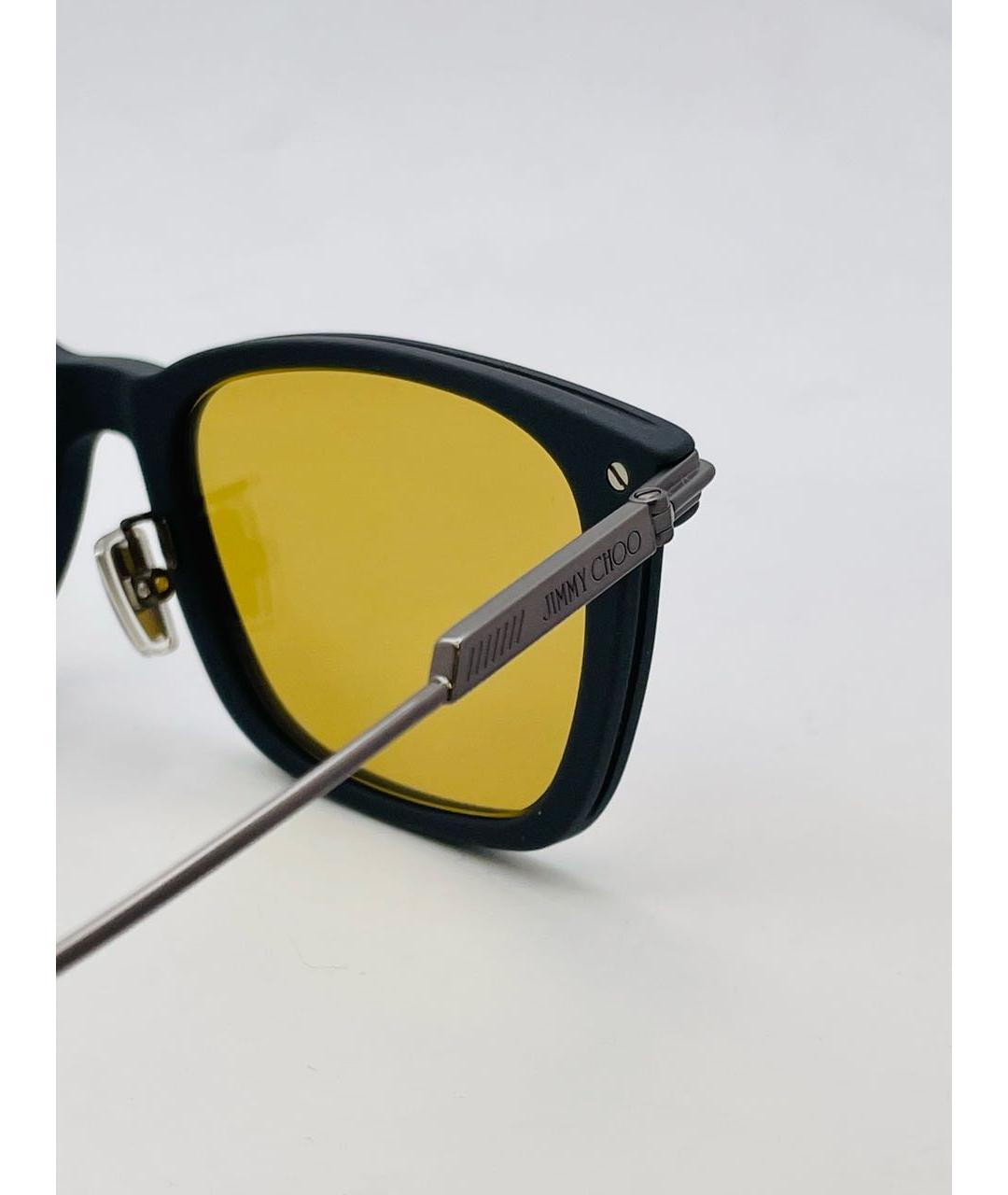 JIMMY CHOO Горчичные пластиковые солнцезащитные очки, фото 4