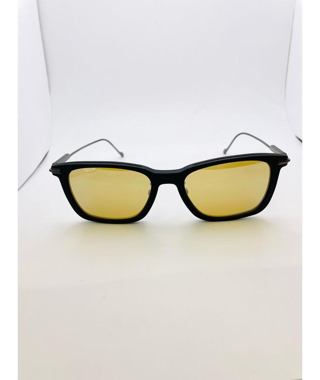 JIMMY CHOO Горчичные пластиковые солнцезащитные очки, фото 8