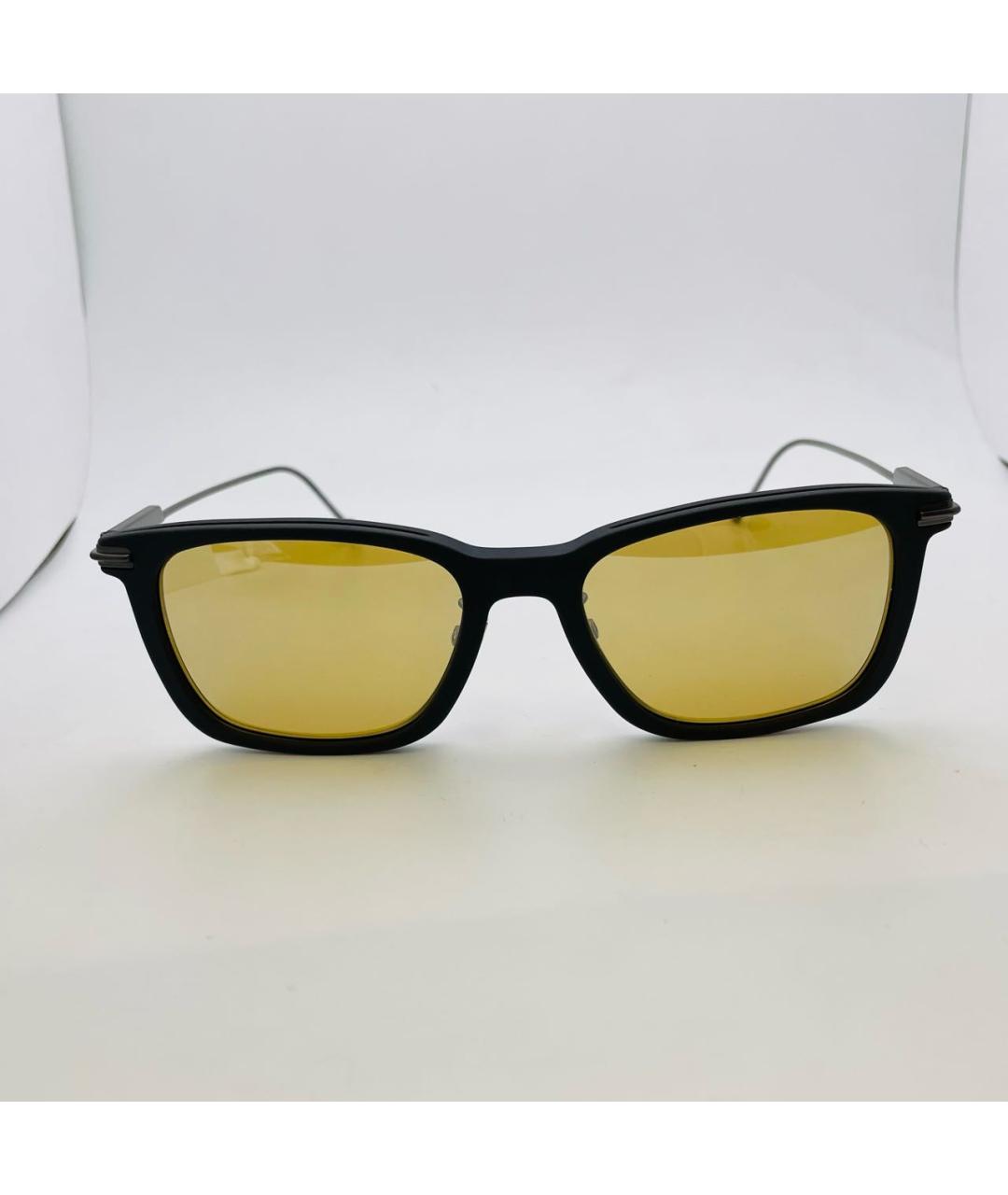 JIMMY CHOO Горчичные пластиковые солнцезащитные очки, фото 7