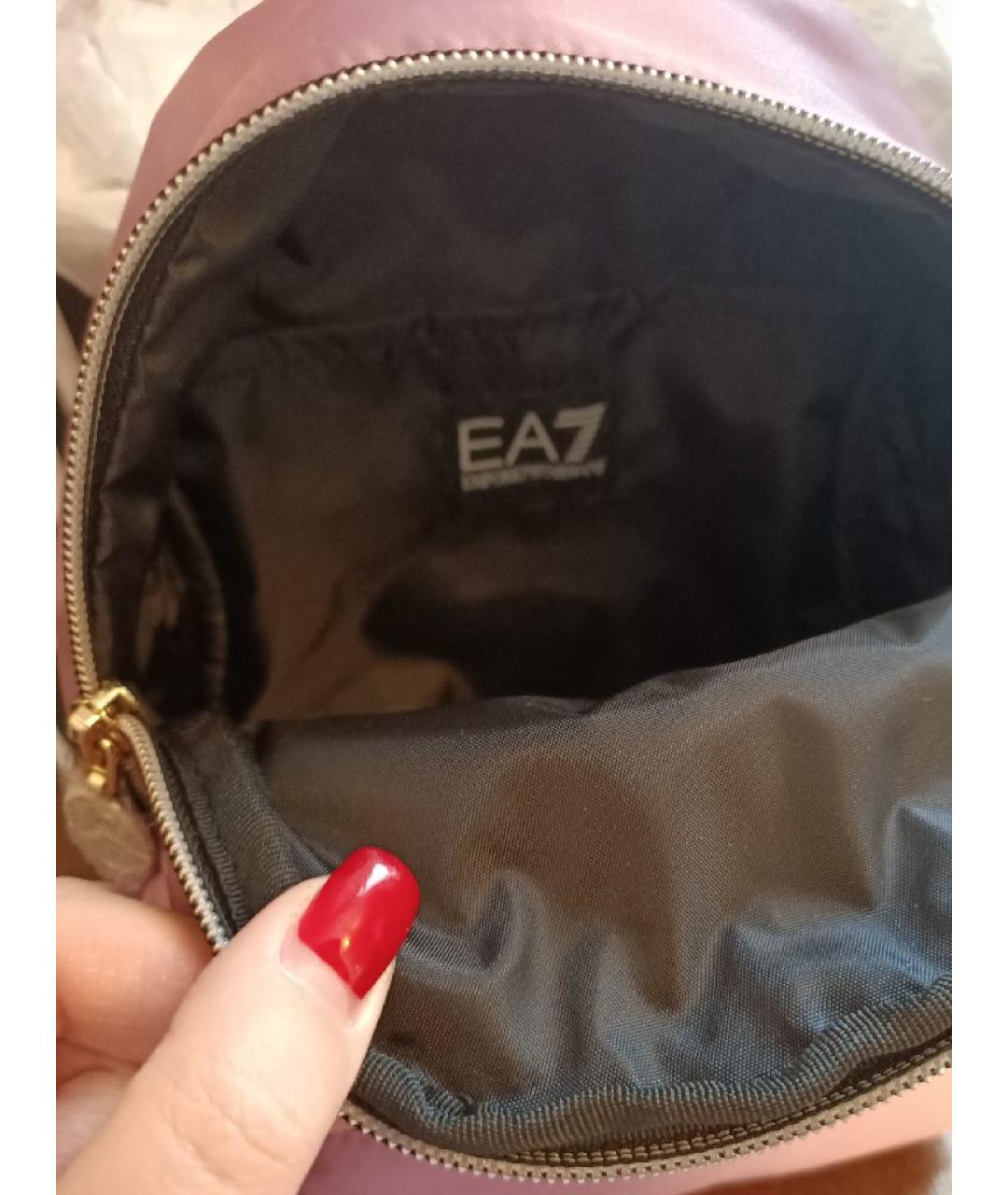 EA7 Розовый рюкзак, фото 4