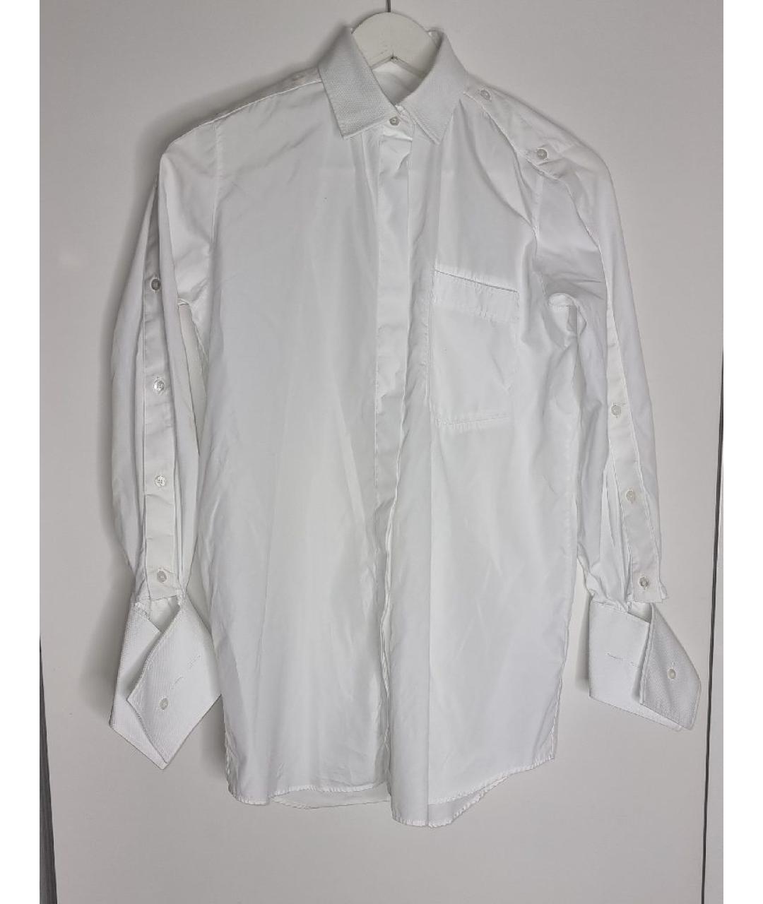 VALENTINO Белая хлопковая рубашка, фото 6
