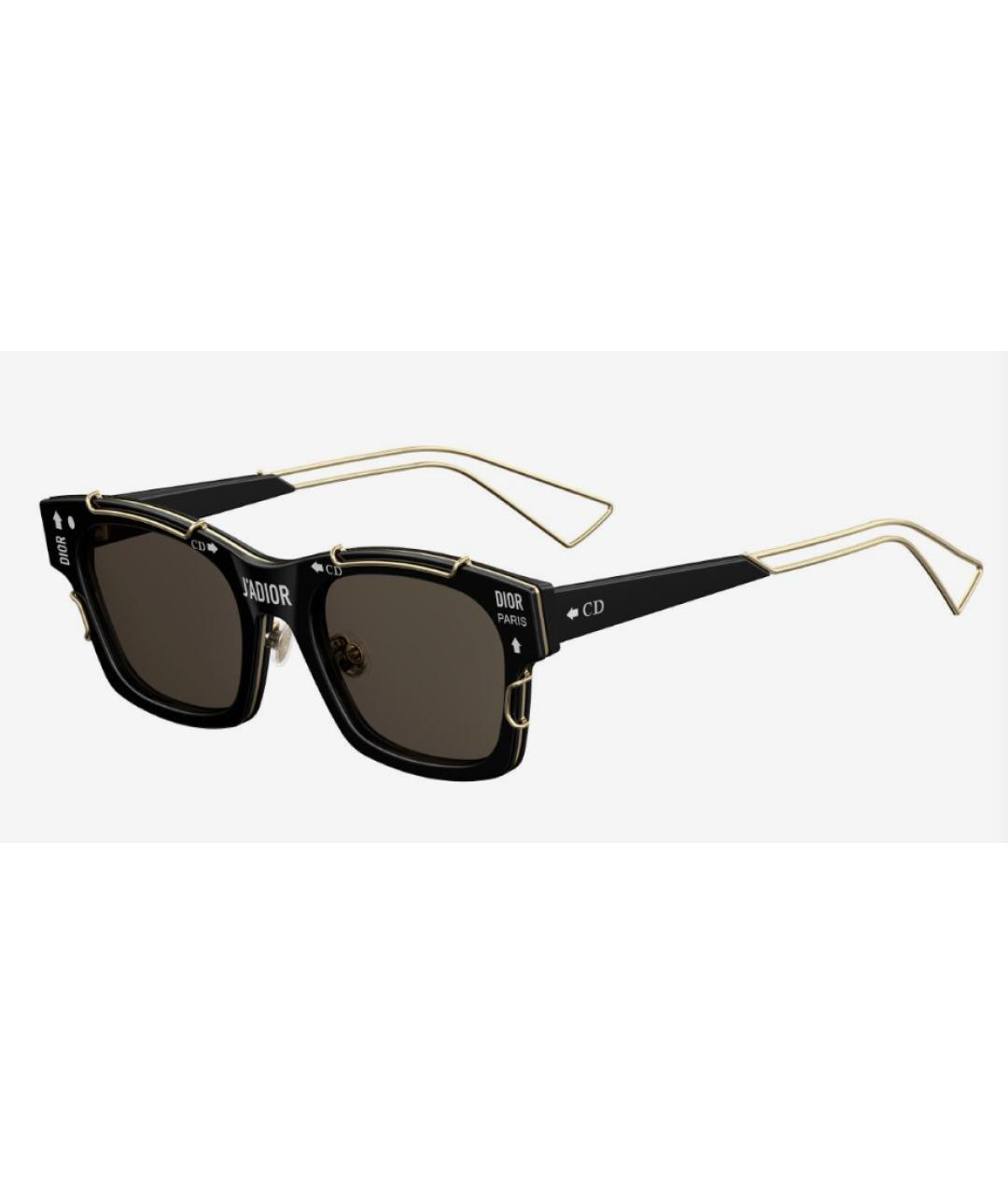 CHRISTIAN DIOR PRE-OWNED Черные солнцезащитные очки, фото 6