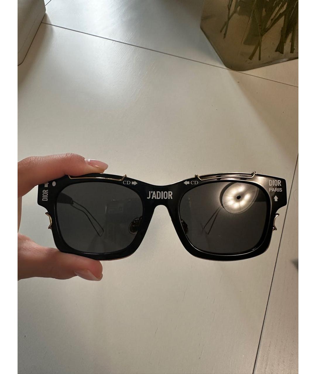 CHRISTIAN DIOR PRE-OWNED Черные солнцезащитные очки, фото 4