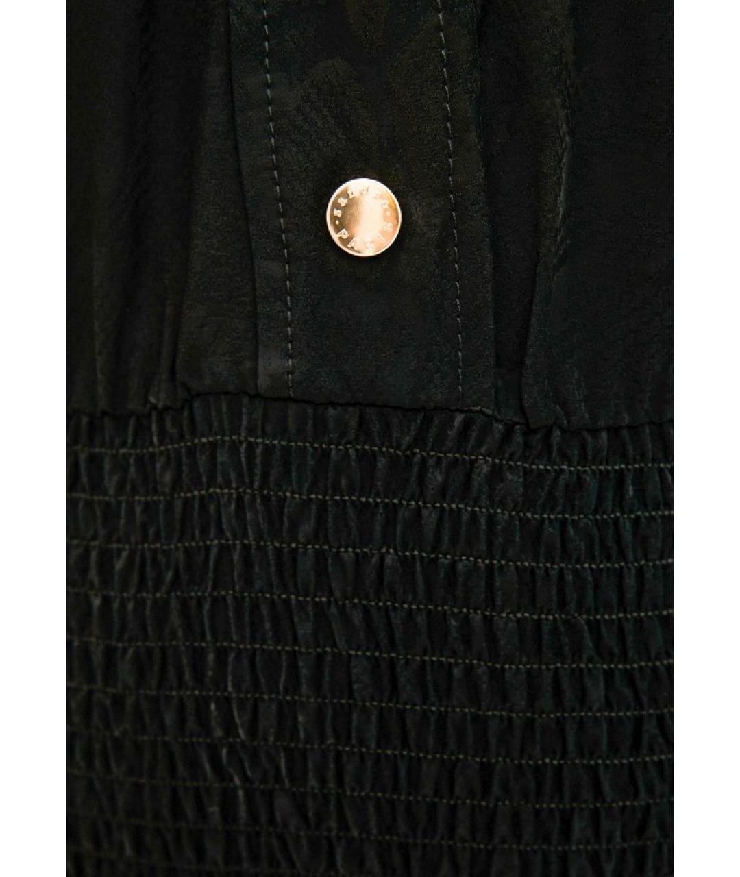 SANDRO Черное вискозное повседневное платье, фото 3