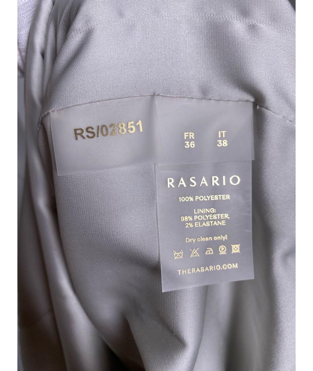 RASARIO Серебряное полиэстеровое вечернее платье, фото 8