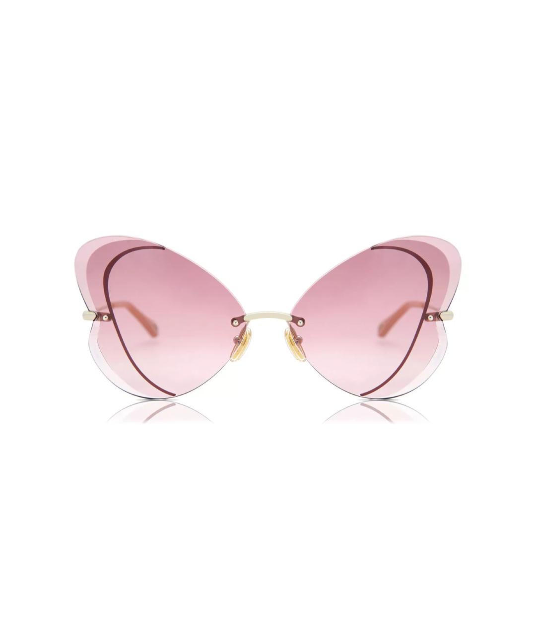 CHLOE Розовые солнцезащитные очки, фото 2