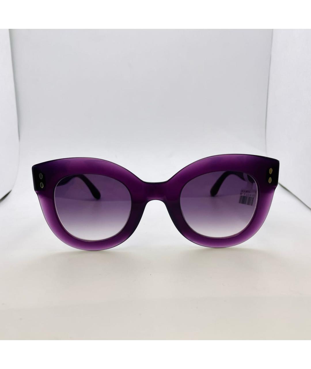 ISABEL MARANT Фиолетовые пластиковые солнцезащитные очки, фото 2