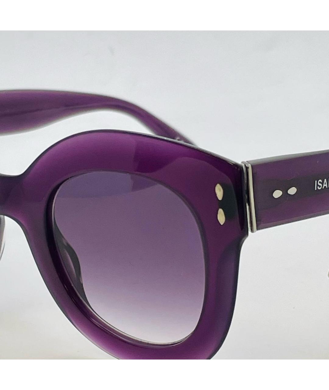 ISABEL MARANT Фиолетовые пластиковые солнцезащитные очки, фото 3
