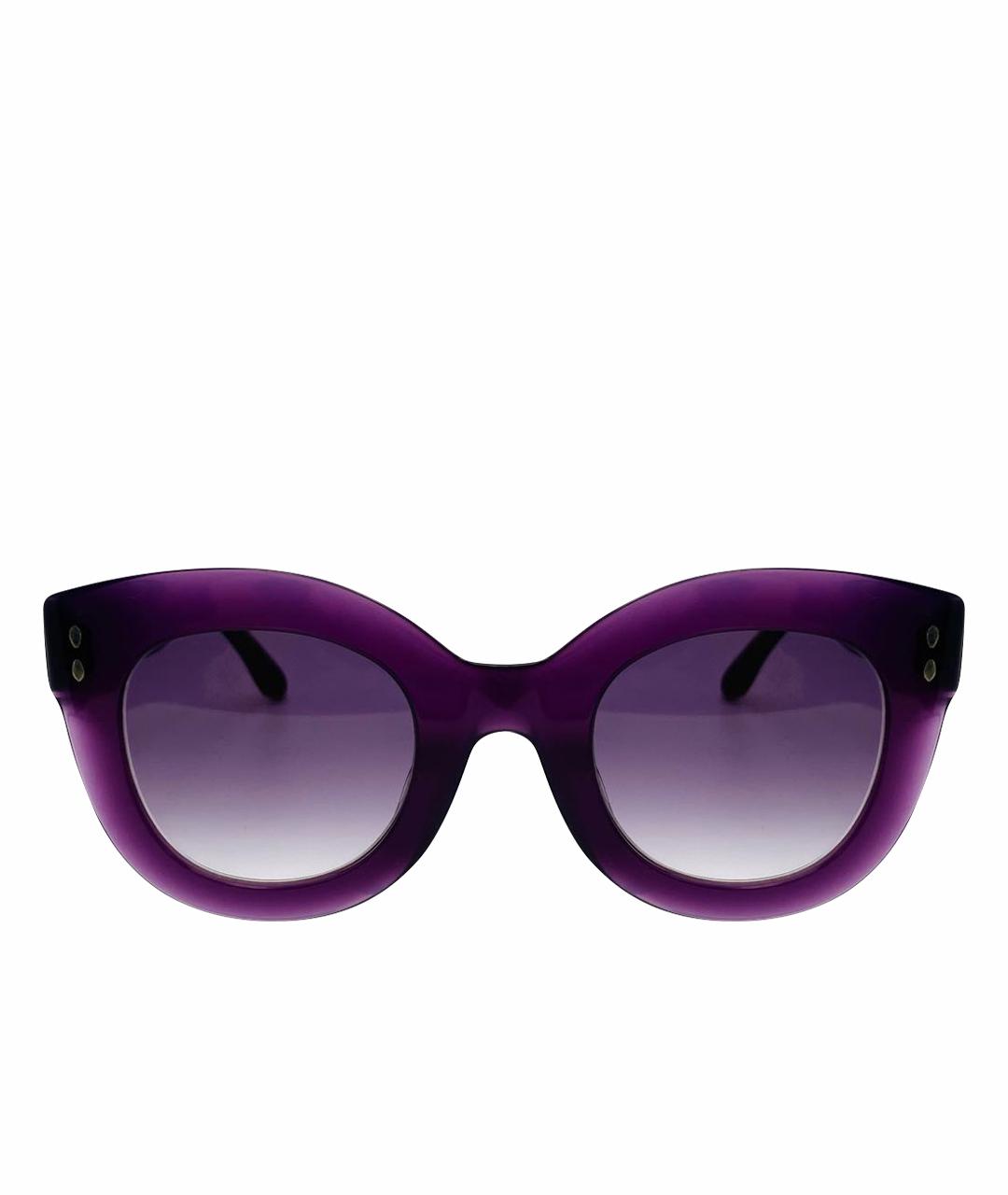 ISABEL MARANT Фиолетовые пластиковые солнцезащитные очки, фото 1
